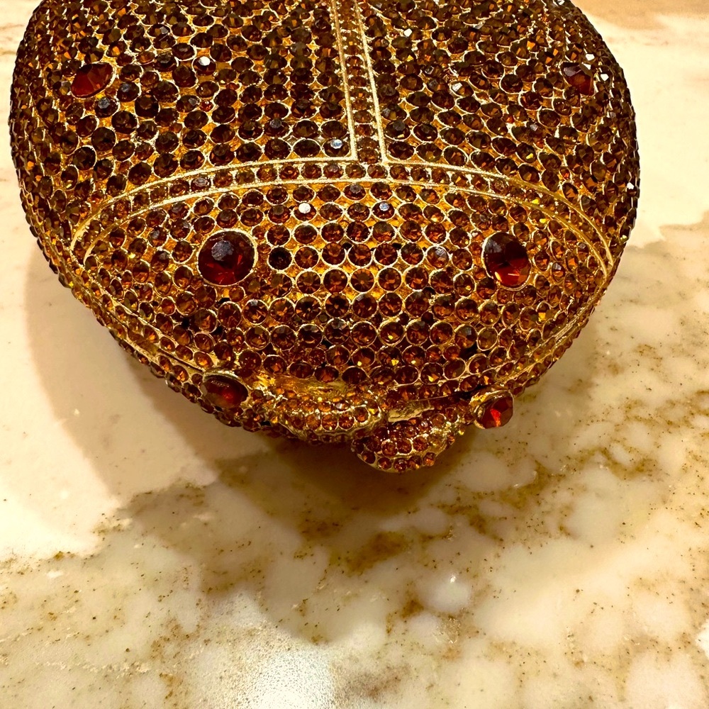 Swarovski Elements Sparkling Gold & Ruby Red Lady… - image 8